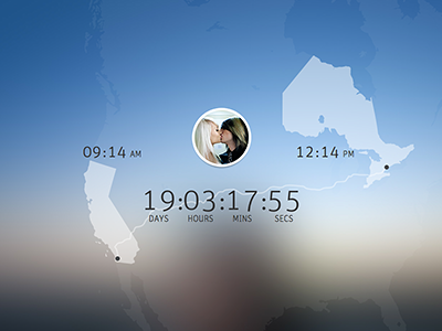 Countdown background blurry california clock countdown map ontario simple site time