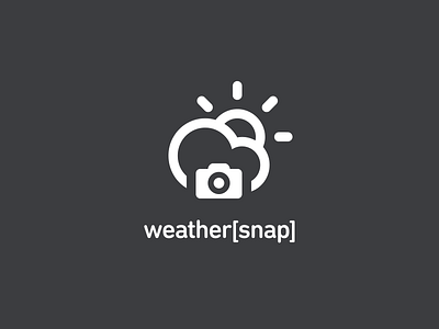 Weather[snap] Logo 500px app branding grey hackathon icon logo logo design pixelhack pixelhack2012 pixelhackday toronto typography weather weather[snap] weathersnap