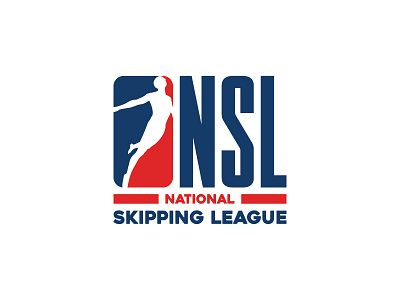 National Skipping League 2 america illustration league lockup logo minneapolis minnesota national olympics skipping sports superbowl