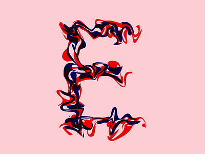 These is bloody E’s 36daysoftype blood bloody e minneapolis minnesota movement organic typography warp
