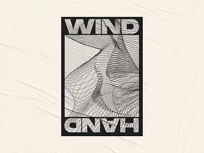 Windhand band concert concert flyer design doom geometric illustrator lines metal minneapolis mn poster sludge type typography warp