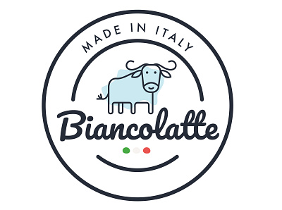 Biancolatte Logo branding design digitalillustration illustration