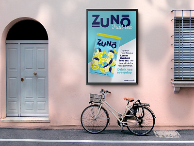 ZUNO Fruit Tea brand identity packaging design