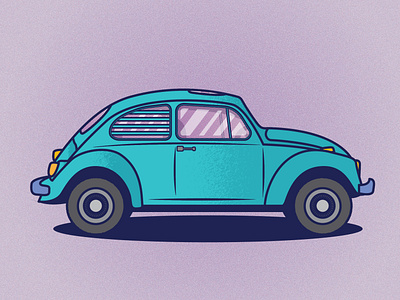 Volkswagen Beetle adobeillustrator design illustration