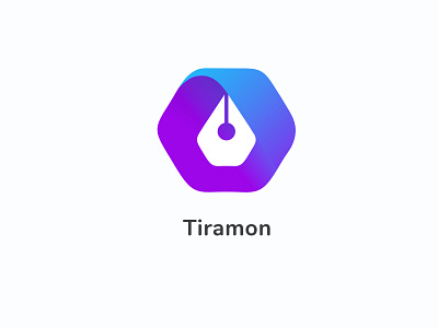 tiramon logo logo logo design logodesign pen pen logo tiramon