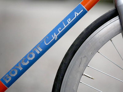 Boycott cycles bezierclub bicycle bike branding custom design lettercollective lettering logo typography vector