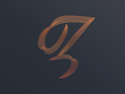 Cyrillic letter З bezierclub contrast custom cyrillic design handmade inline lettercollective lettering line sharp vector