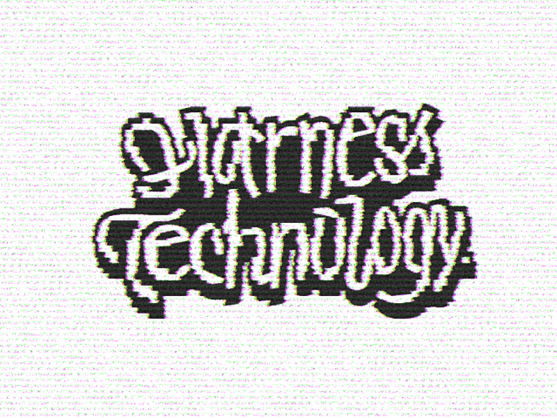 Harness technology bezierclub custom handmade lettercollective lettering motion graphics pixel pixelated tech vector