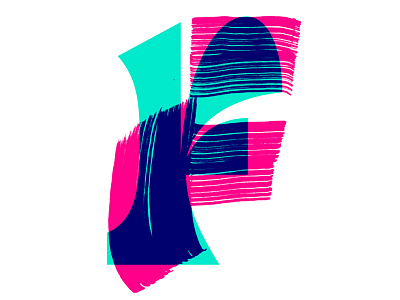 FFF 36days f 36daysoftype 36daysoftype05 brush calligraphy magenta multiply