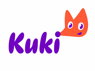 Kuki, wanna play? amigurumi branding fox japan kawaii lettering logo logotype