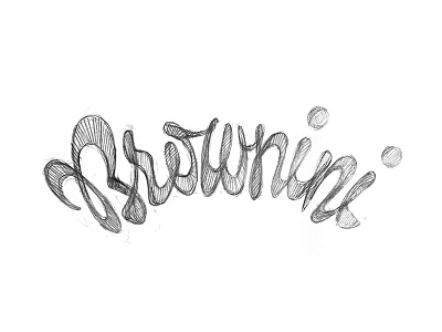 Brownini Sketch bezierclub branding custom design graphicdesign handmade lettercollective lettering logo logodesign logotype sketch sketching typography