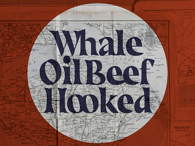 Whale Oil Beef Hooked bezierclub contrast custom irish lettercollective lettering ligature serif type vector