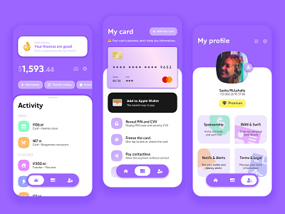 UI Banking app for teens