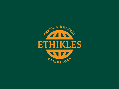 Ethikles logo branding design icon illustration logo logotype nature typo typography vector