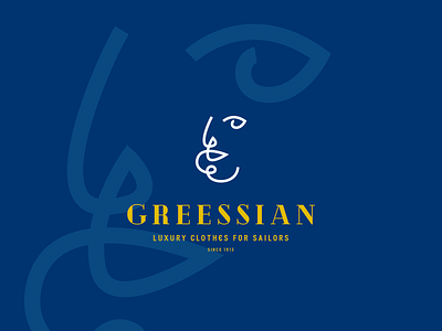 Greessian logo design flat icon illustration logo logotype typography typograpy vector