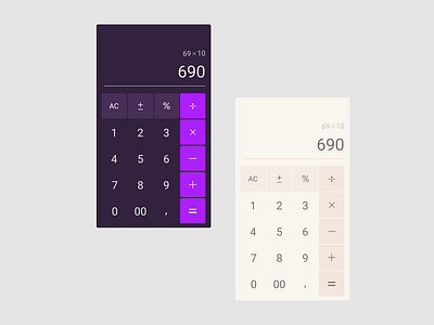 Calculator :: Daily UI Day 4