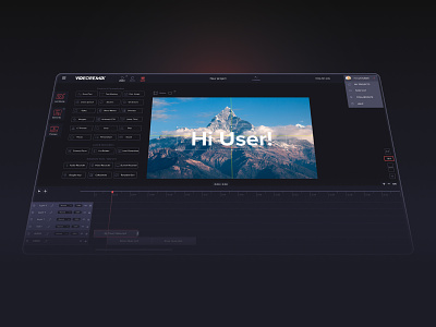 Videoremix Editor design app editor interface ui uidesign ux uxdesign video video editing videomaker visual editor web app