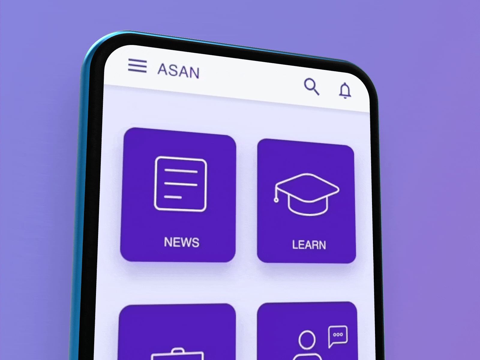 News Module app appdesign application article asan bookmark design mobile motion news product ui