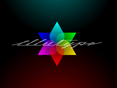 illutype colorful branding calligraphy colorful graphic icon illutype logo typography vector