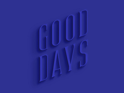 Good Days Typeface a z font typeface typography