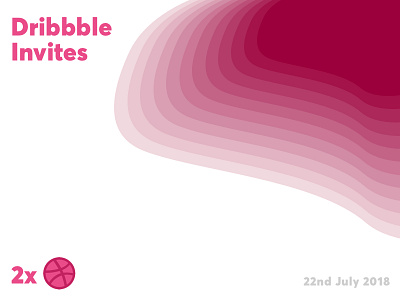 Dribbble Invite X2 dribbble invite