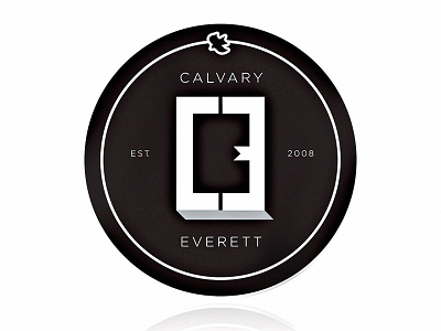 CE badge branding calvary chapel debut emblem identity logo logo design logo designer logotype seattle typography