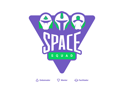 Logo Space Squad brand brand design branding illustration logo logodesign logotype space space squad squad