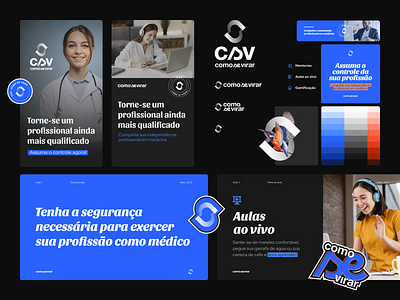 CSV - Como Se Virar | brand identity brand brand design branding education graphic design logo logodesign logotipo logotype sticker