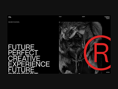 Future Perfect - Layout Experiments p3 brand branding design illustration logo photography portfolio typography ui ux