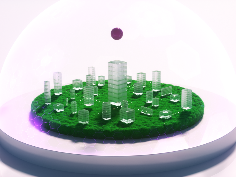 Glass city by Ilya Evseev on Dribbble