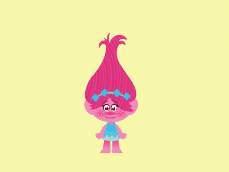 DreamWorks Trolls Stickers animated gif stickers trolls