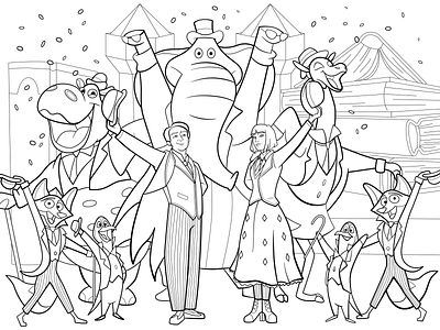 Mary Poppins Returns Coloring Page