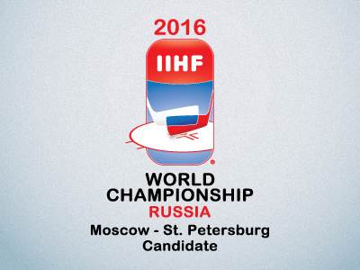 Ice Hockey World Championship 2016 Russia Candidate hockey logo sport vector