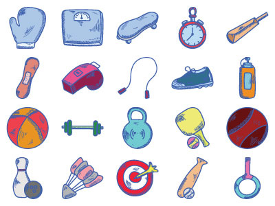 Sports Pack. equipment icons set shoes soccer soccer equipment soccer uniform sport sports whistle