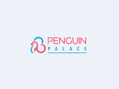 Penguin Palace logo design logo