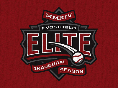 EvoShield Elite Inaugural Season baseball branding event logo design sports