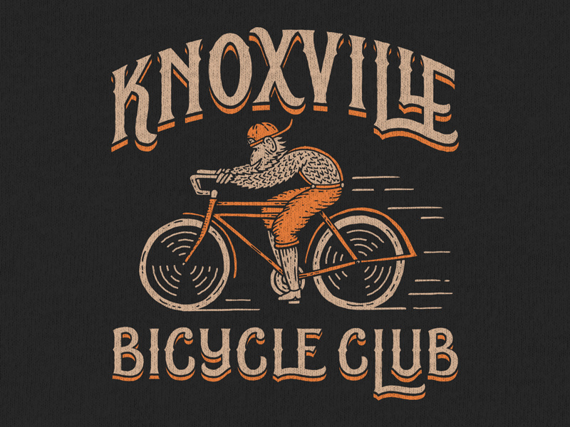 Knoxville Bicycle Club TShirt by kroemer on Dribbble