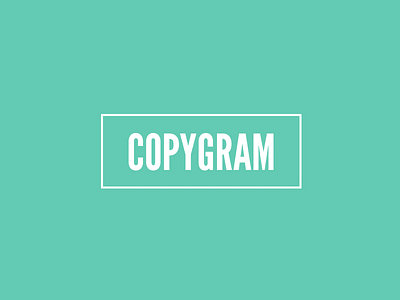 Copygram copygram flat logo new ui ux web app