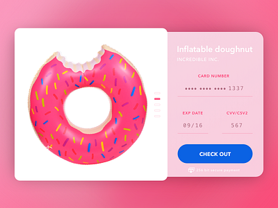 Daily UI #002 - Credit Card Checkout