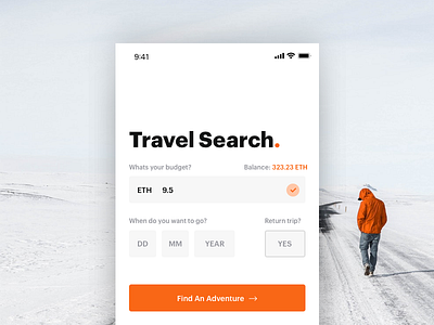 Travel Search for Crypto Currencies