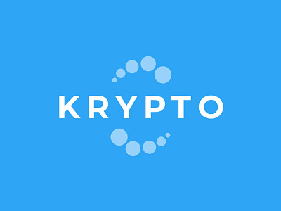 Krypto Logo branding crypto cryptocurrency logo