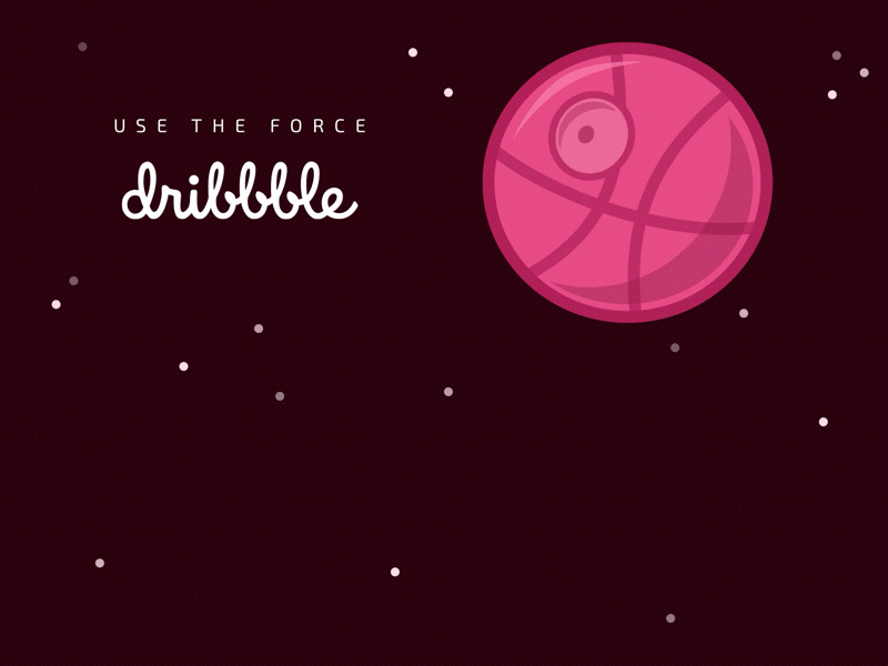 Dribbble Star Wars animation debut illustration motion star wars ui