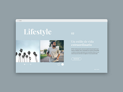 Real Estate - Lifestyle Gallery Module Web buttons desktop digital estate gallery lifestyle real slider ui ux website