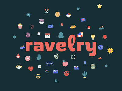 Ravelry Rebrand - Icons icon design rebrand