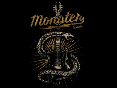 MONSTER GUITARS guitars hellyeah rocknroll snake