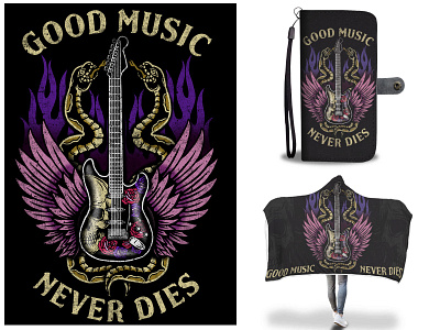 GOOD MUSIC NEVER DIES by Maleficio Rodriguez on Dribbble