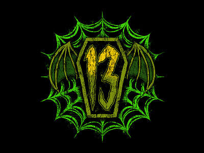 13 IS MY LUCKY NUMBER - COFFIN BAT