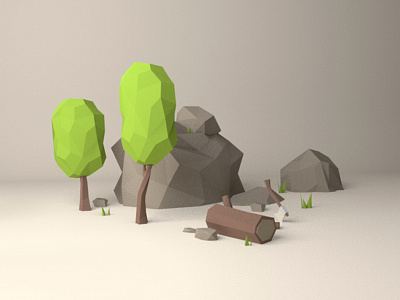 Low poly-tree