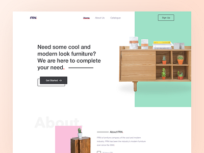 FRN Furniture Landing Page