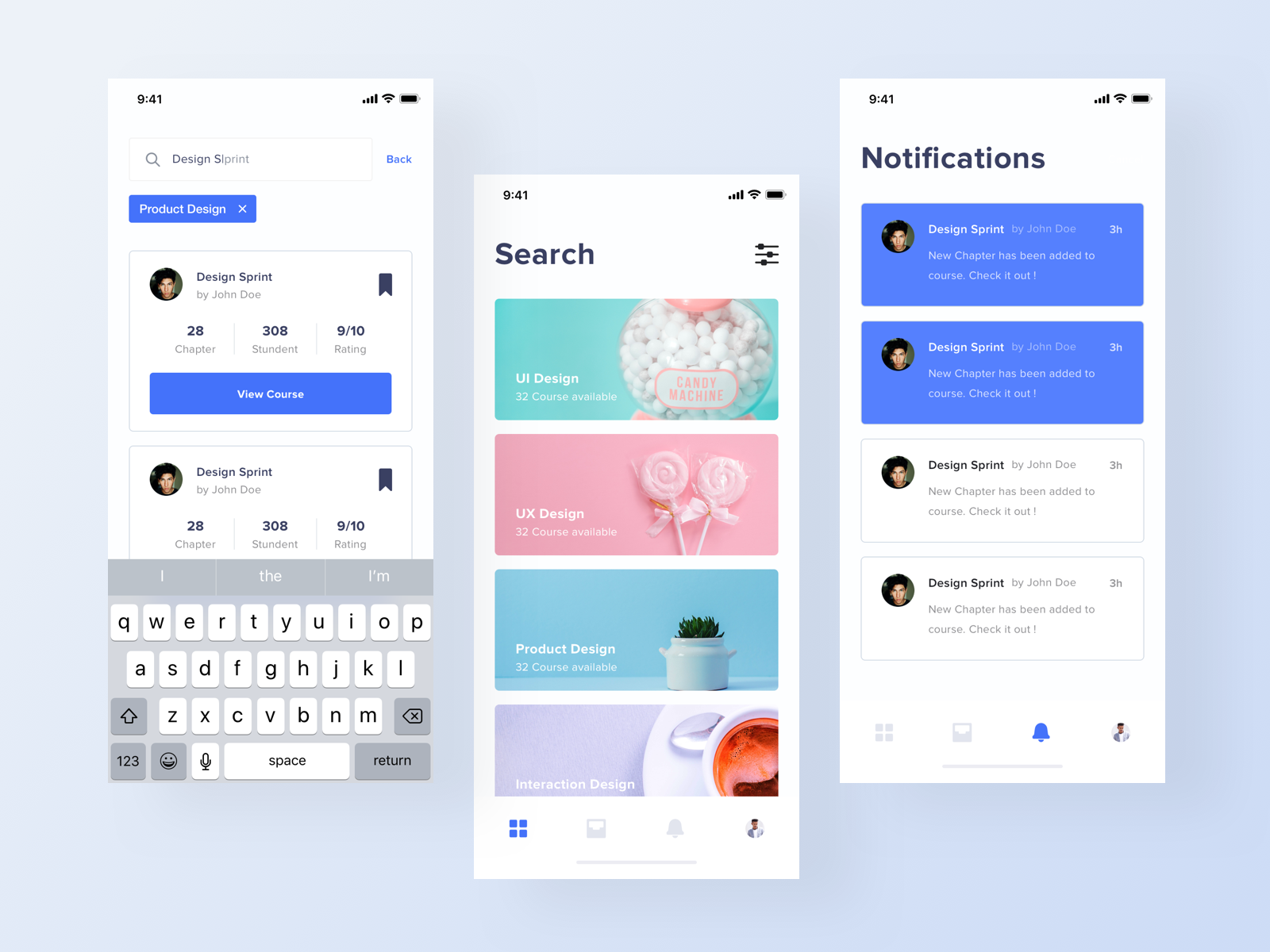 Online Course App by Nicholaus Gilang on Dribbble